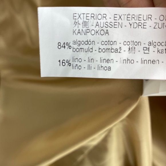 ZARA RUSTIC LINEN BLAZER - Picture 7 of 7